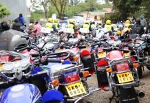 Boost for Agricultural extension in Makueni as 46 motorbikes flagged off 202146902_10165707400360405_3409759628567944104_n