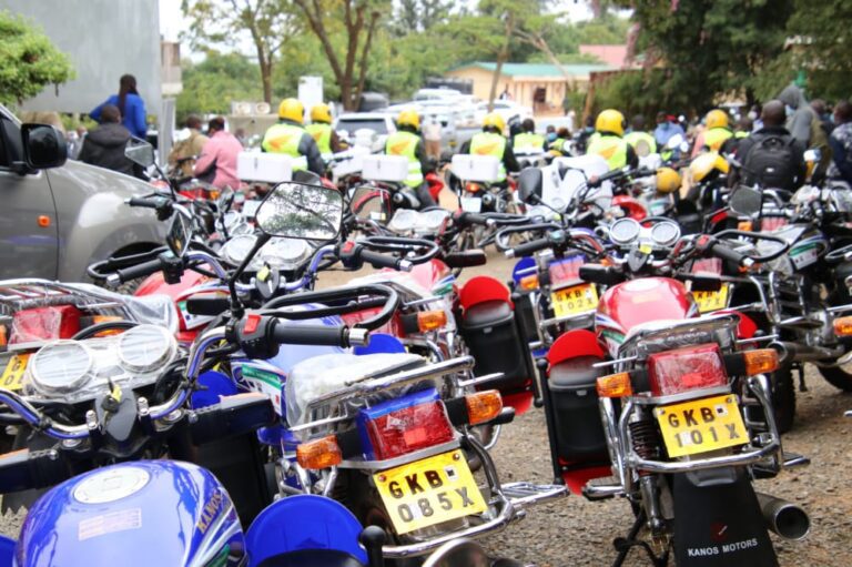 Boost for Agricultural extension in Makueni as 46 motorbikes flagged off