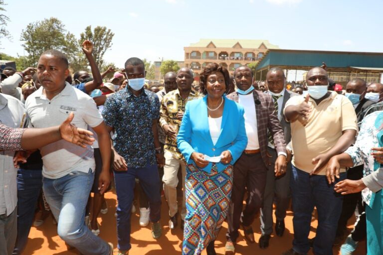 Ngilu fiercely hits back at Kalonzo for telling her to shut up