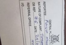 Matungulu MP Aspirant Says Life In Danger, Records Statement With Police capture-3