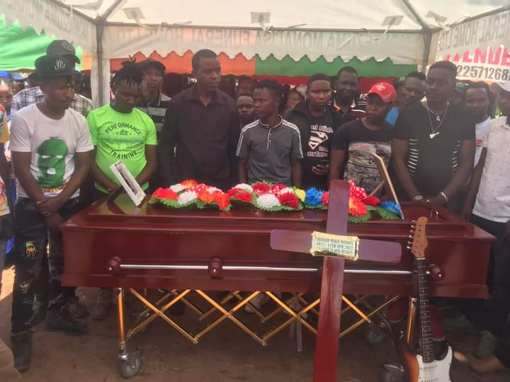 Rhythm Guitarist Richard Mukuu buried in a funeral attended by Thousands at his Kitui home