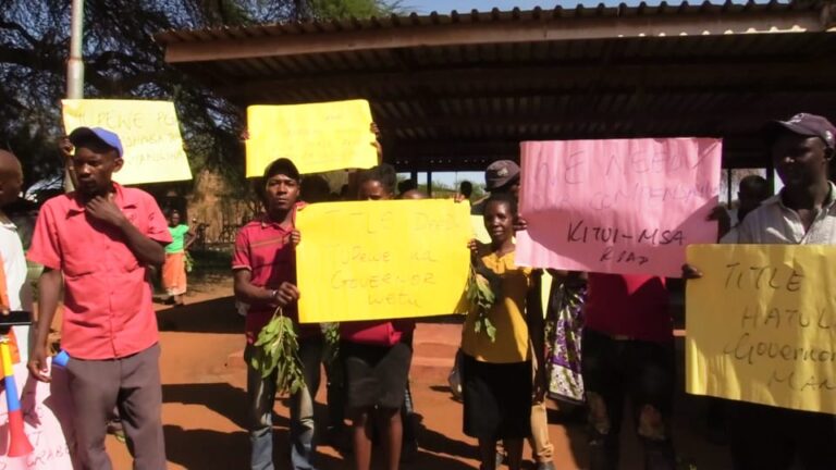 Kitui South Residents Fault their MP over Delayed Compensation and Issuance of Title Deeds