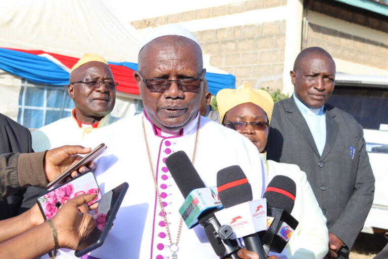 NCCK Chair Archbishop Ndambuki Condemns Athiriver Azimio rally Chaos