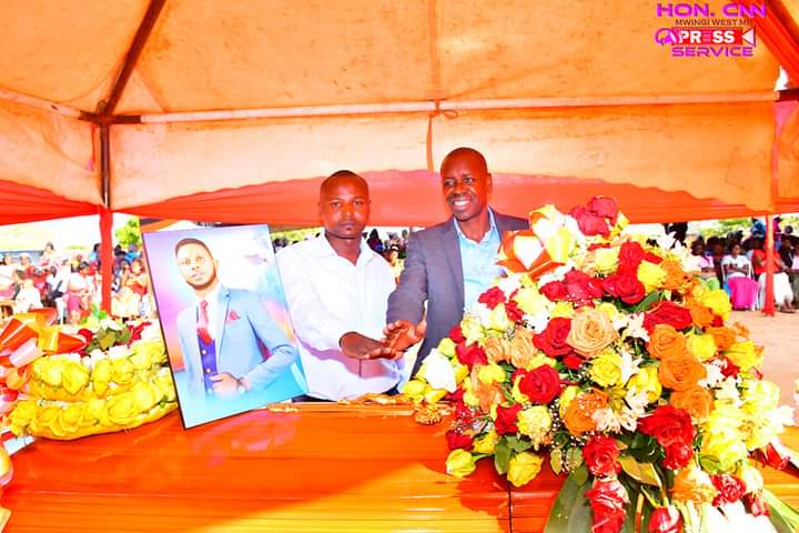 Emotions high as Kyome/Thaana Ward MCA Candidate Muthengi Jnr is Laid to Rest
