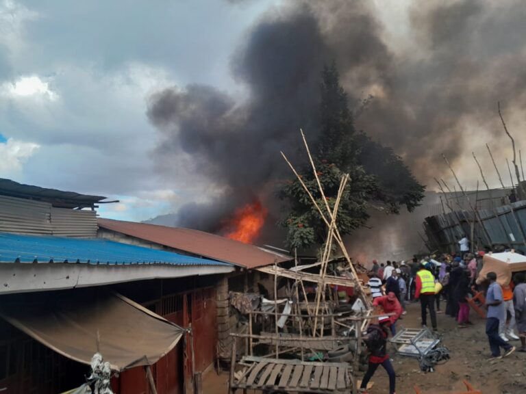 Traders narrate their ordeal after losing property in Machakos inferno