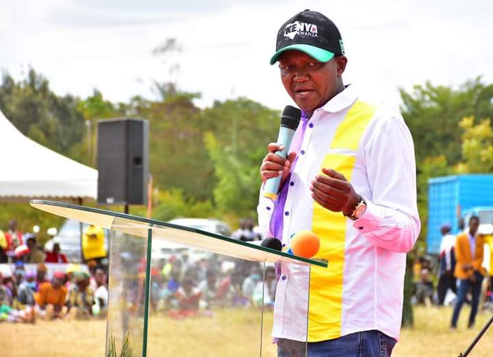Governor Mutua heckled at a rally in Machakos town with Azimio chants