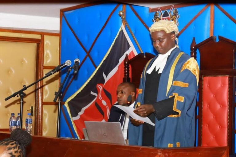 Douglas Mbilu reelected Makueni Speaker in a tight contest