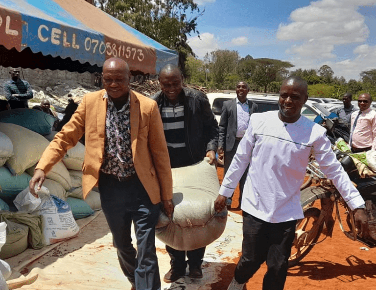 Relief as well-wishers rescue over 60 Kangundo Primary Schools from Hunger