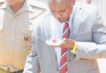 Speaker Douglas Mbilu 5 minute brush with death that left him with scar