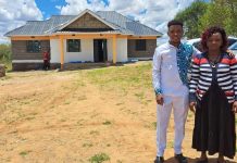 Comedian Sammy Kioko surprises mother with new house