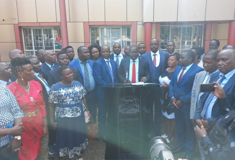 Kitui MCAs speak on Speaker Kinengo impeachment Plot