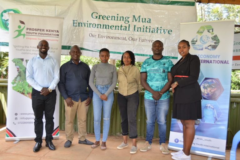 Prosper Kenya Youth Foundation holds community engagement and tree planting in Mua