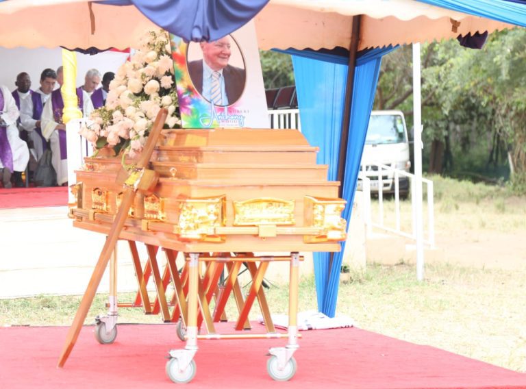 Tony Woods, Missionary who taught at St. Charles Lwanga laid to rest at the school