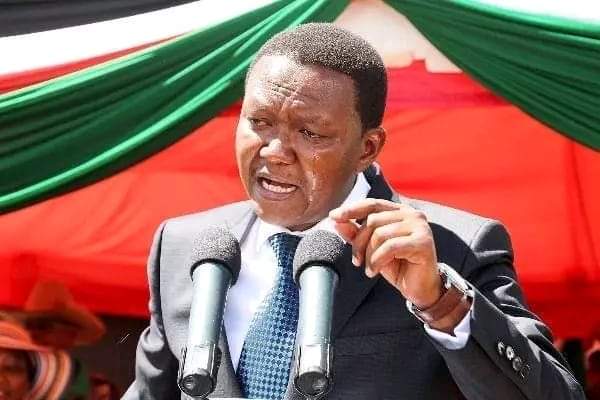 Foreign Affairs CS Dr. Alfred Mutua in Mourning