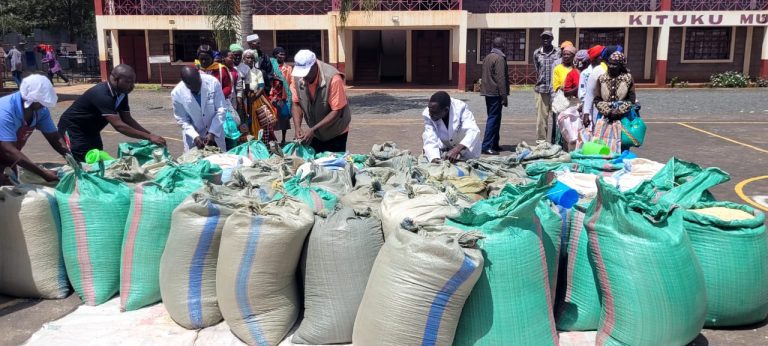 Kangundo: 1000 vulnerable households get relief food from NGO