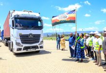 Governor Wavinya flags off second phase of foodstuffs for ECDE centers