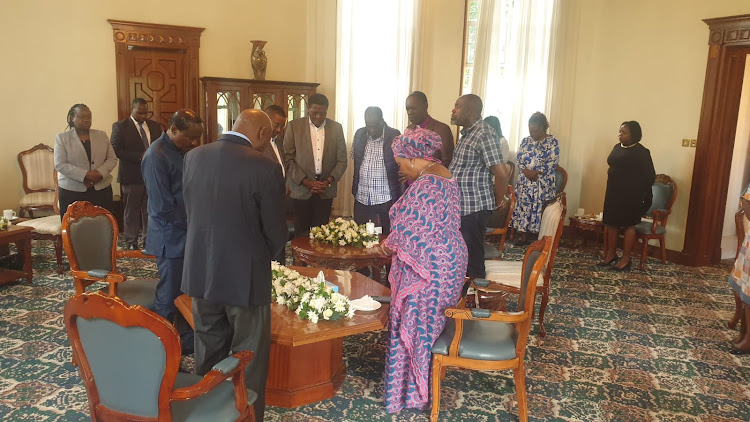 Kalonzo condoles with Family of former President Daniel Moi