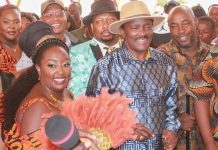 Photos: Kalonzo’s daughter Saada Weds in an exquisite Wedding