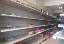 James Mbaluka speaks after raid on Eden Mart Supermarket by protesters