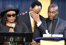Ezekiel Mutua speaks after burial of his son Brian Mutua