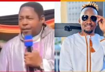 Priest quotes Katombi’s song lyrics while preaching