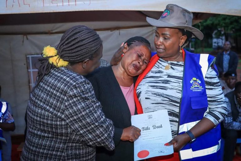 Governor Wavinya saves Kathiani family from losing everything