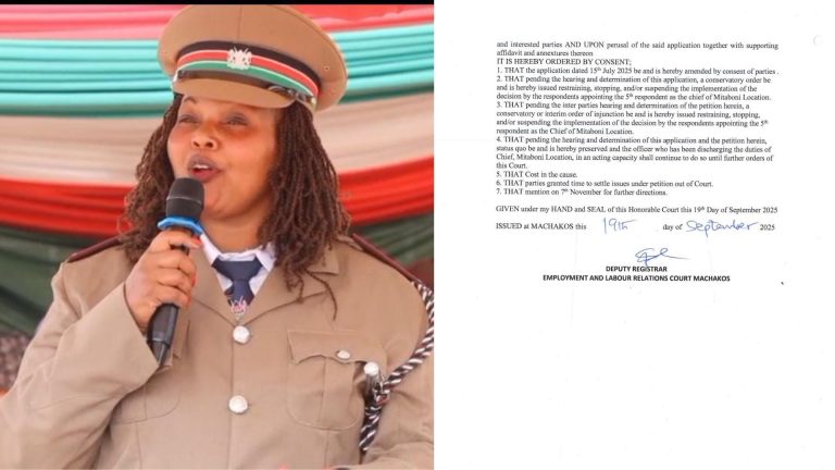 Machakos Court Stops Appointment of Mitaboni Location Chief