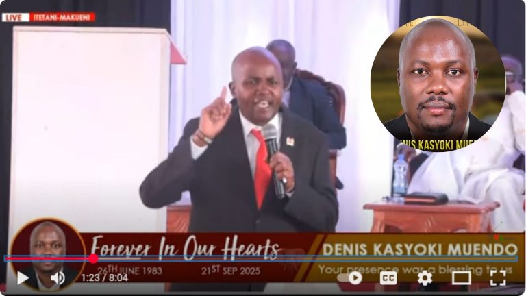 “Walipe Pesa Saa Hii”: Senator Ngula Exposes Individuals Who Misappropriated Dennis Kasyoki’s funeral cash