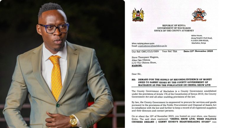 Oga Obinna Served with Demand Letter After Emotional Sammy Kioko Interview