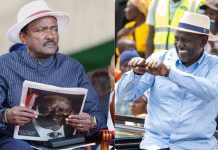 Ruto Promises to Build Road to Kalonzo’s Tseikuru Home