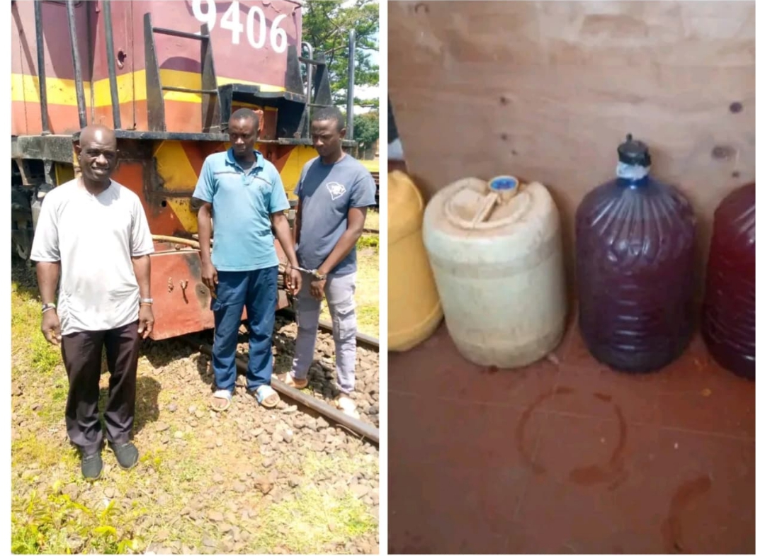 Makueni: 3 Arrested Over Fuel Theft at Railway Station