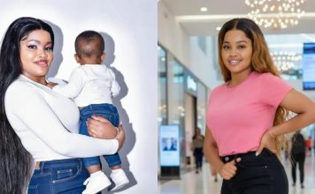 Nana Kenya Celebrates Son’s First Birthday with Heartfelt Message A photo collage of popular Ukambani content creator Nana Kenya Nguu ya Nguu and her son (Photo: Courtesy)